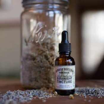 Customized Tincture Label Chamomile Lavender Goodnight