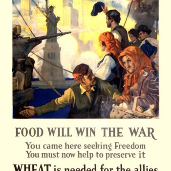 Food Will Win The War Poster