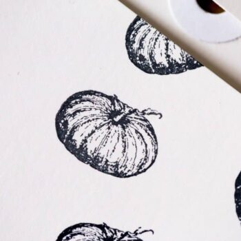 french pumpkin stamp