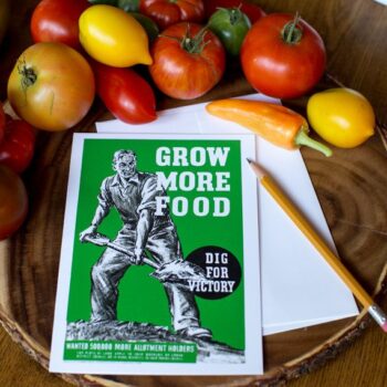 Grow More Food Greeting Card