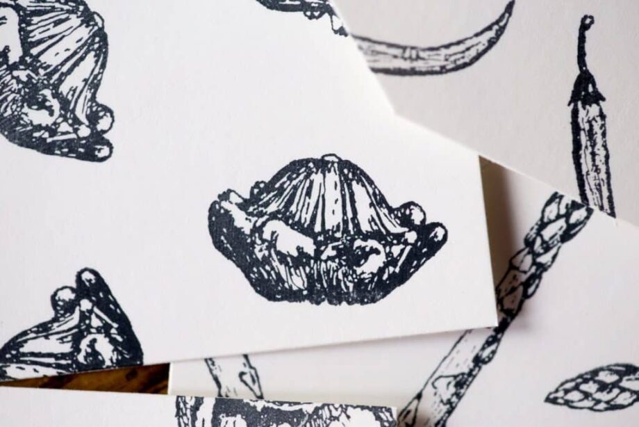 Scalloped Squash Stamp