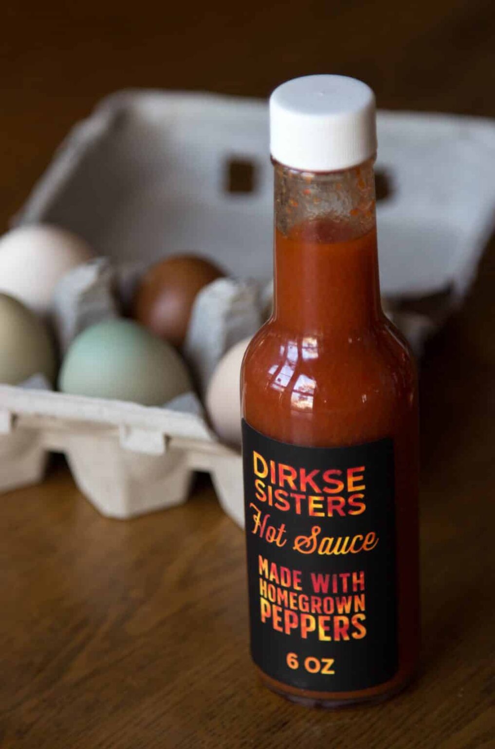 Customized Hot Sauce Labels - Flames on Black Background