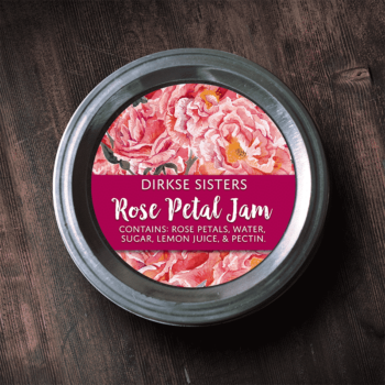 Rose Petal Jam Label