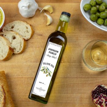 Customizable Olive Oil Label